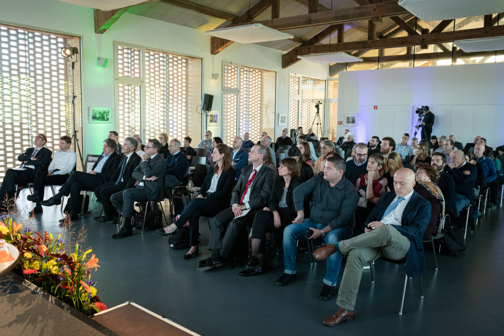 Fotografia del plenum in occasione della Cerimonia di consegna dei titoli 2019 della sede di Lugano dello IUFFP