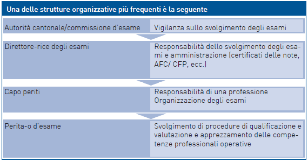 Strutture organizzative delle procedure di qualificazione